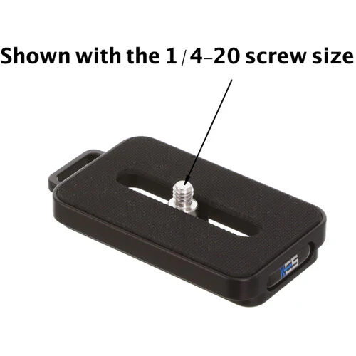 Kirk Universal Camera Mounting Plate with 1/4"-20 & 3/8"-16 Mounting Screws - Image 5