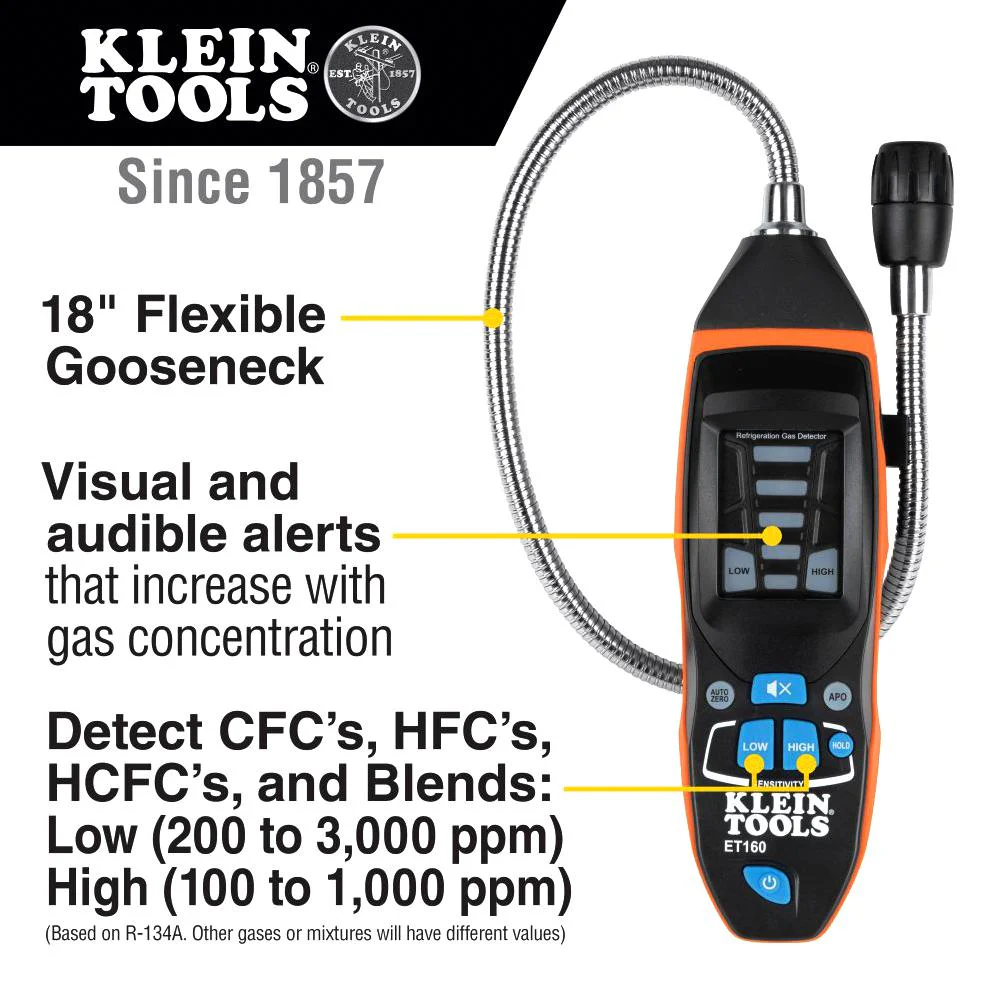 Klein Tools ET160 Detector Multi Gas 1 0 &deg;C 50 - Image 4