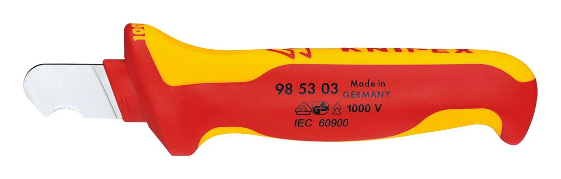 Knipex 98 53 03 Cable Knife VDE Dismantling Hook Blade 170 mm Length