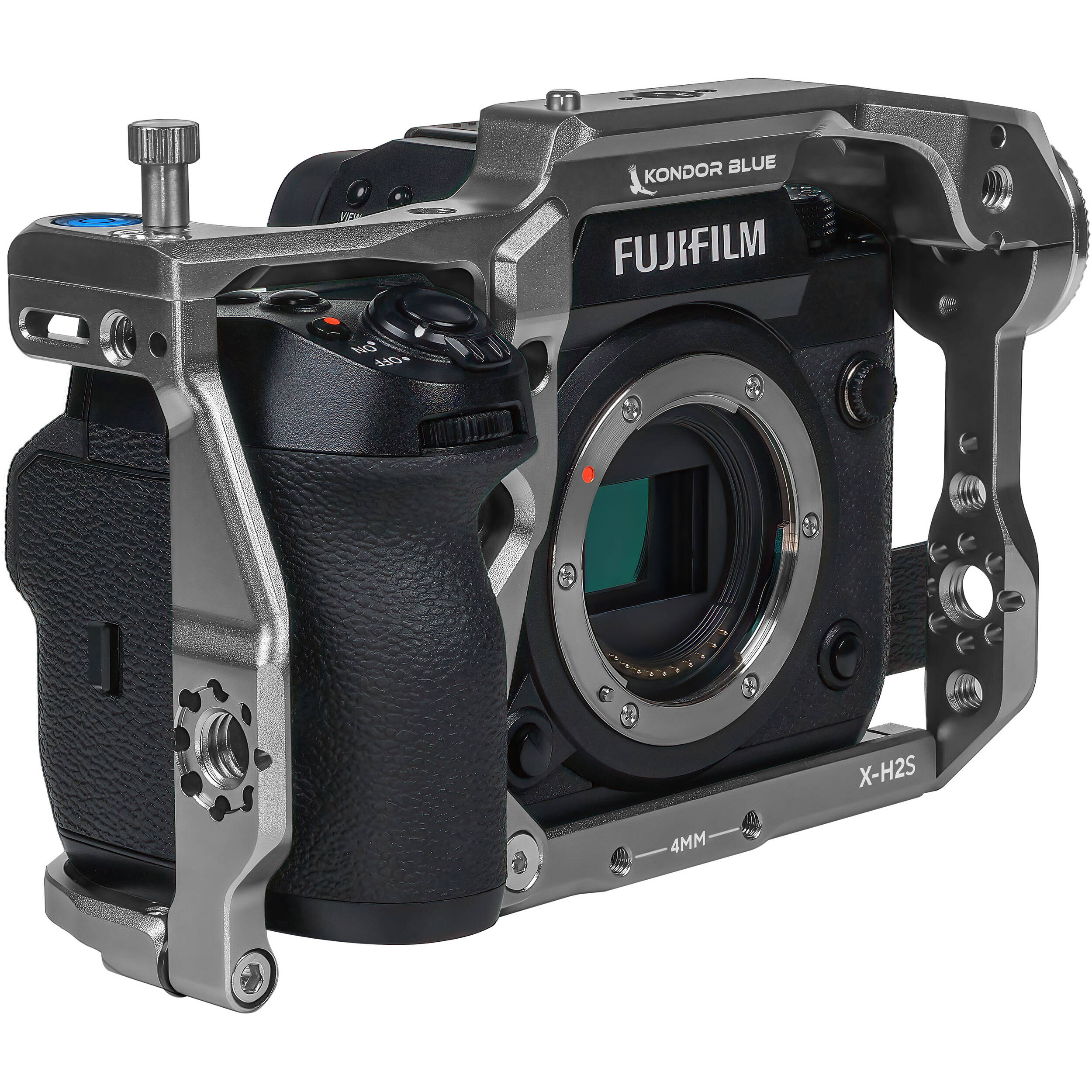 Kondor Blue Cage for FUJIFILM X-H2S (Space Gray) - Image 4