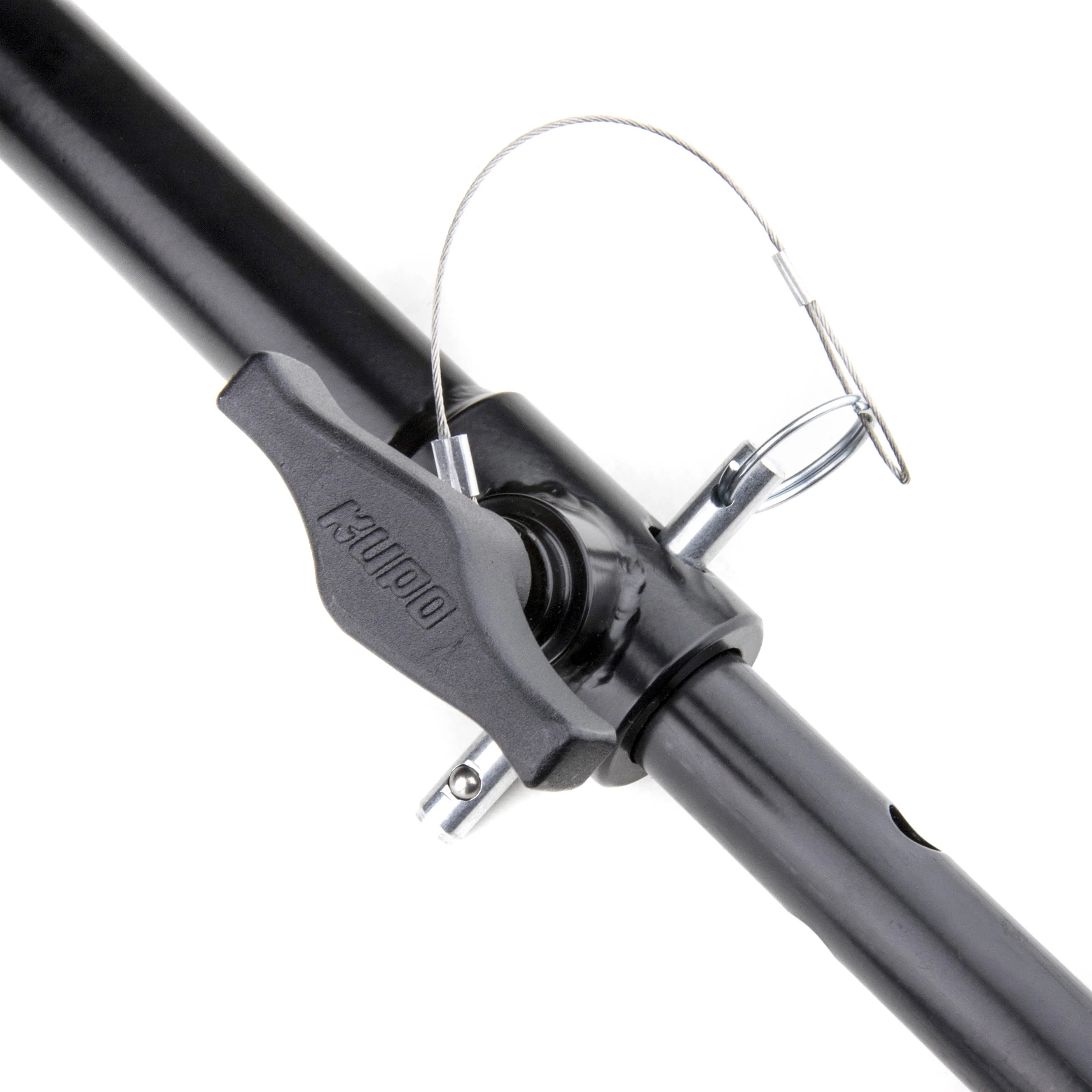 Kupo Lightweight Telescopic Hanger with 5/8" Baby Stud (Long, Black) - Image 4