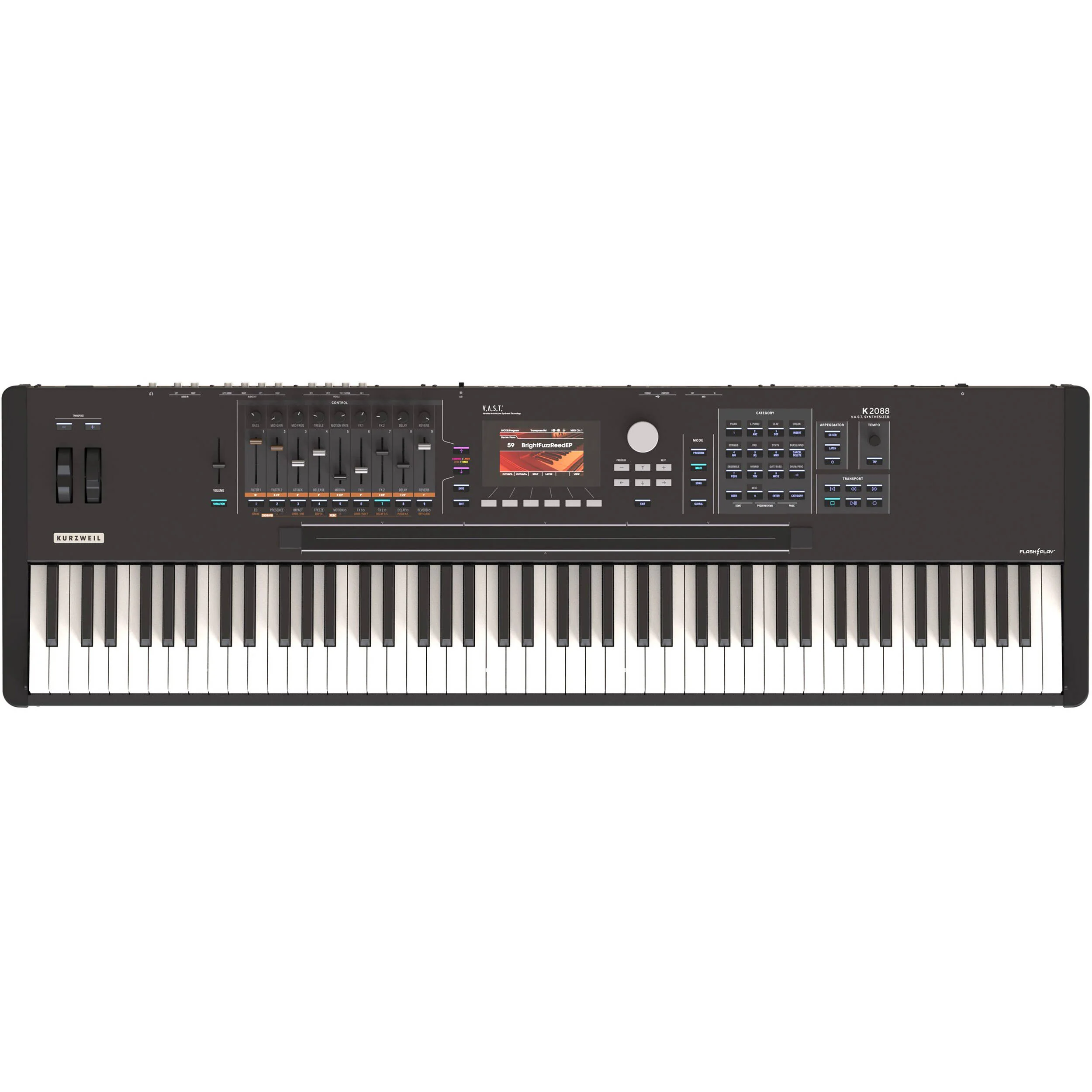 Kurzweil K2088 88-Key V.A.S.T. Synthesizer Workstation - Image 3