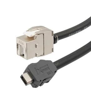L-COM TRGIX606EC-BLK-3M Enet Cord IX B PLUG-RJ45 Jack 9.8 New