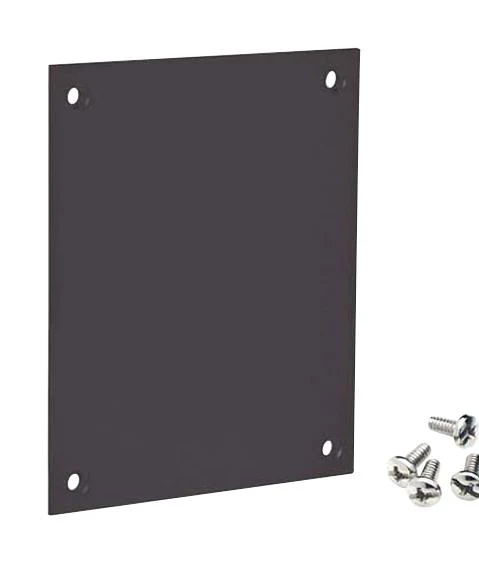 L-COM USP-A Sub Panel, 19" Rack, Black, Aluminium, 68.1 mm W x 82 mm H