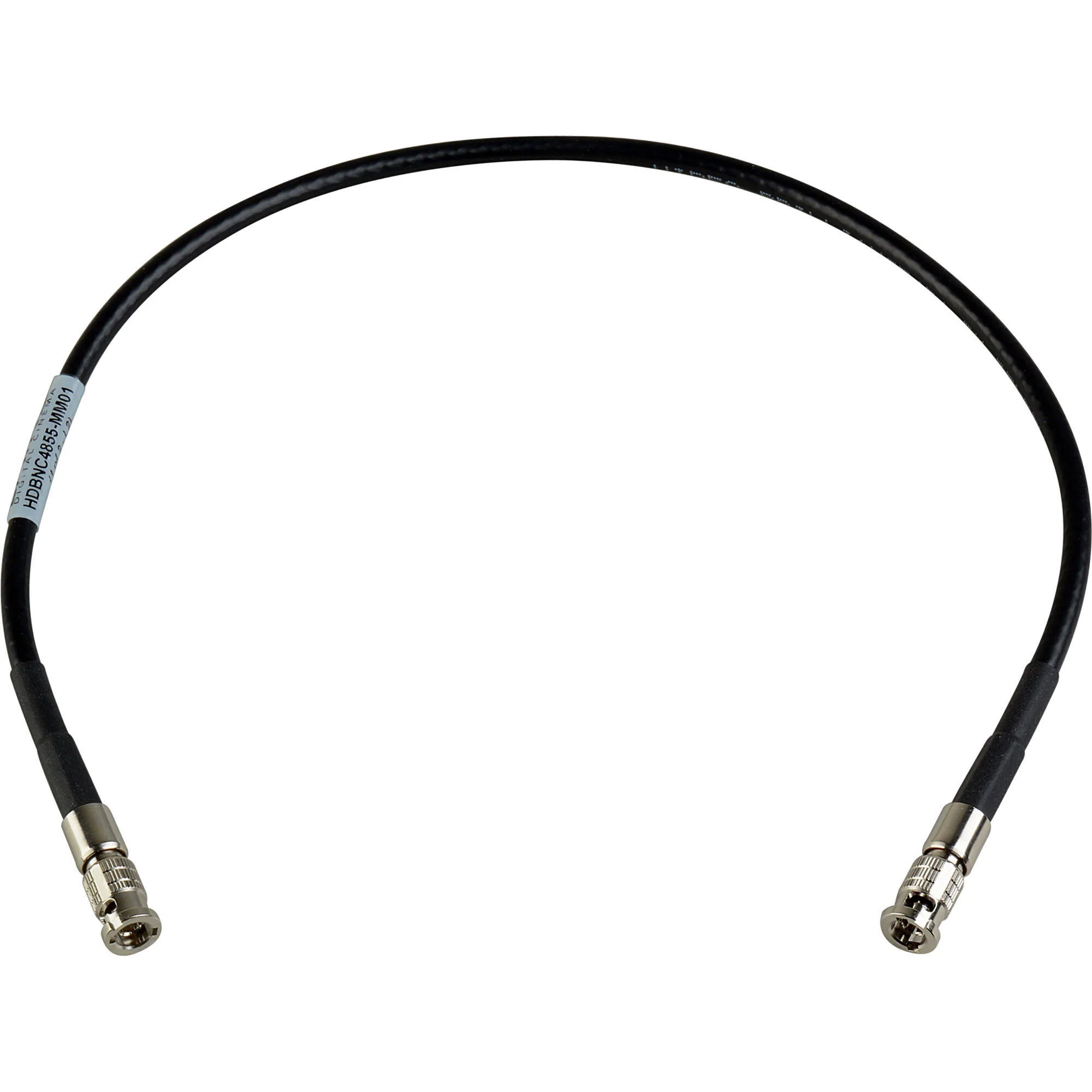 Laird Digital Cinema 4855R High-Density HD-BNC Male to HD-BNC Male 12G HD-SDI Patch Cable (18")