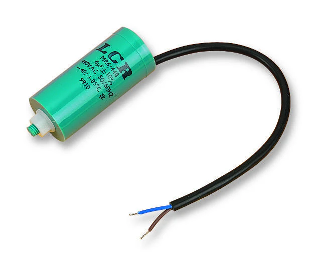 LCR COMPONENTS MR/P/440/6/B Film Capacitor, 6 �F, MR/P/440 Series, 440 V, Wire Leaded, � 10%