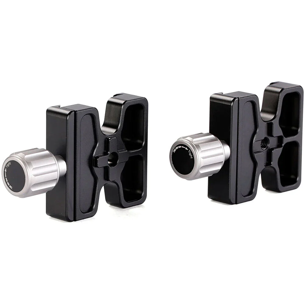 Leofoto DDC-50 Bidirectional Double Mini Clamp with BPL-50N QR Plate - Image 2
