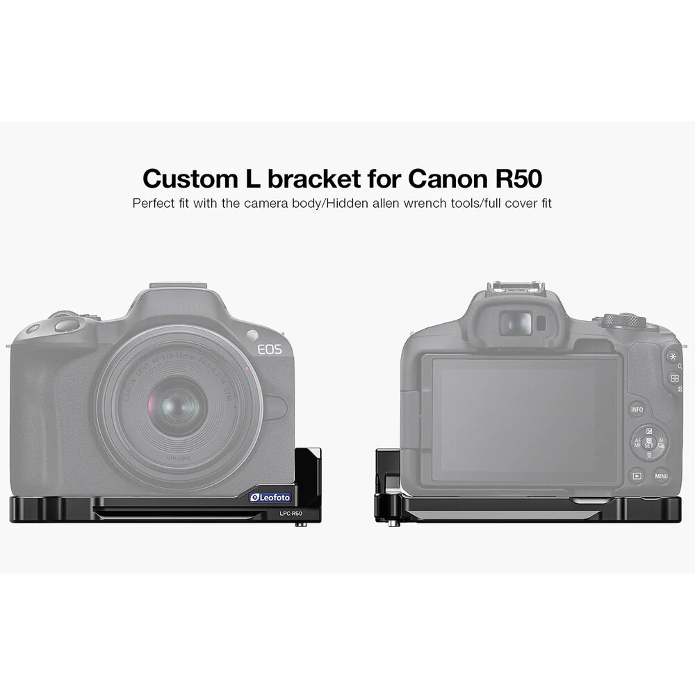 Leofoto L-Plate for Canon EOS R50 - Image 4