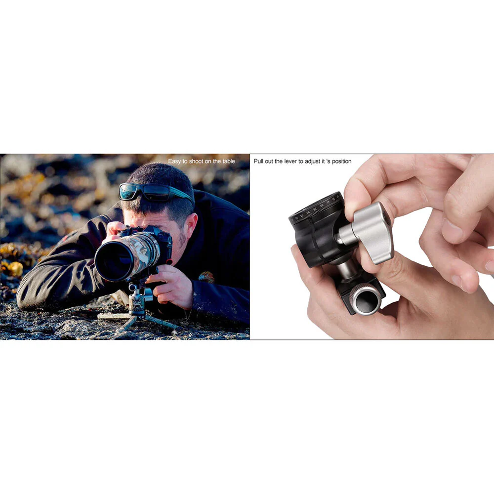 Leofoto MT-01 Mini Tripod with LH-25 Ball Head (Camo) - Image 5