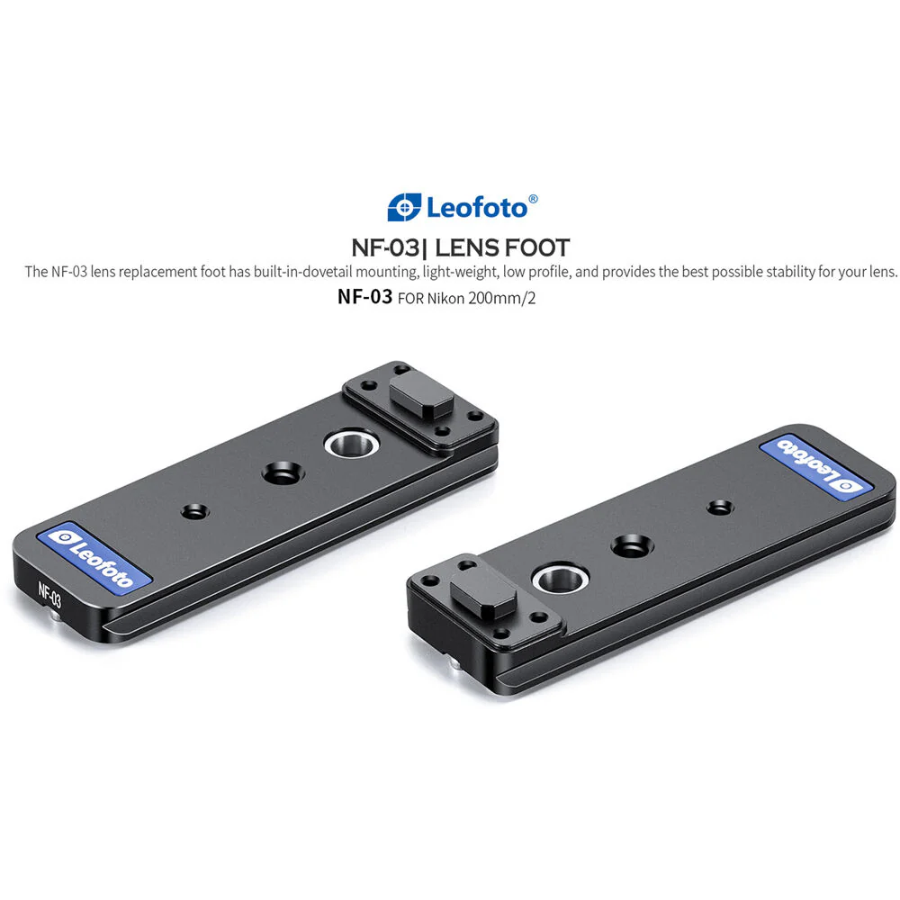 Leofoto NF-03 Collar Foot for Select Nikon Lenses - Image 2