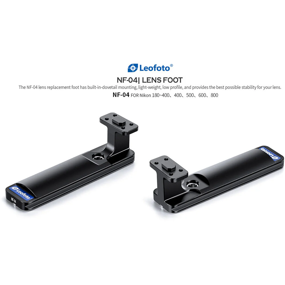 Leofoto NF-04 Collar Foot for Select Nikon Lenses - Image 3