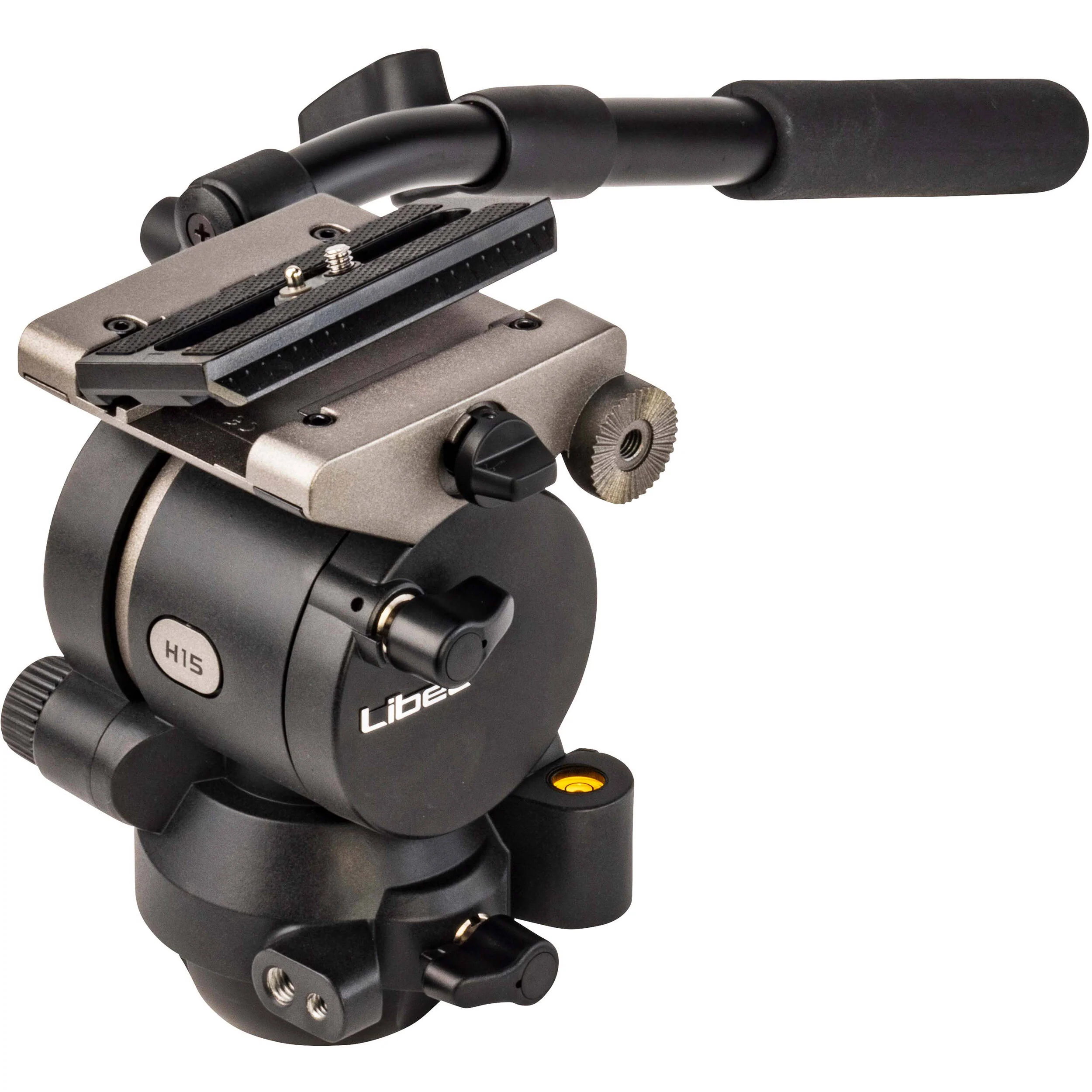 Libec H35 75mm Ball and Flat Base Video Head with Pan Handle (17.6 lb Payload) - Image 4