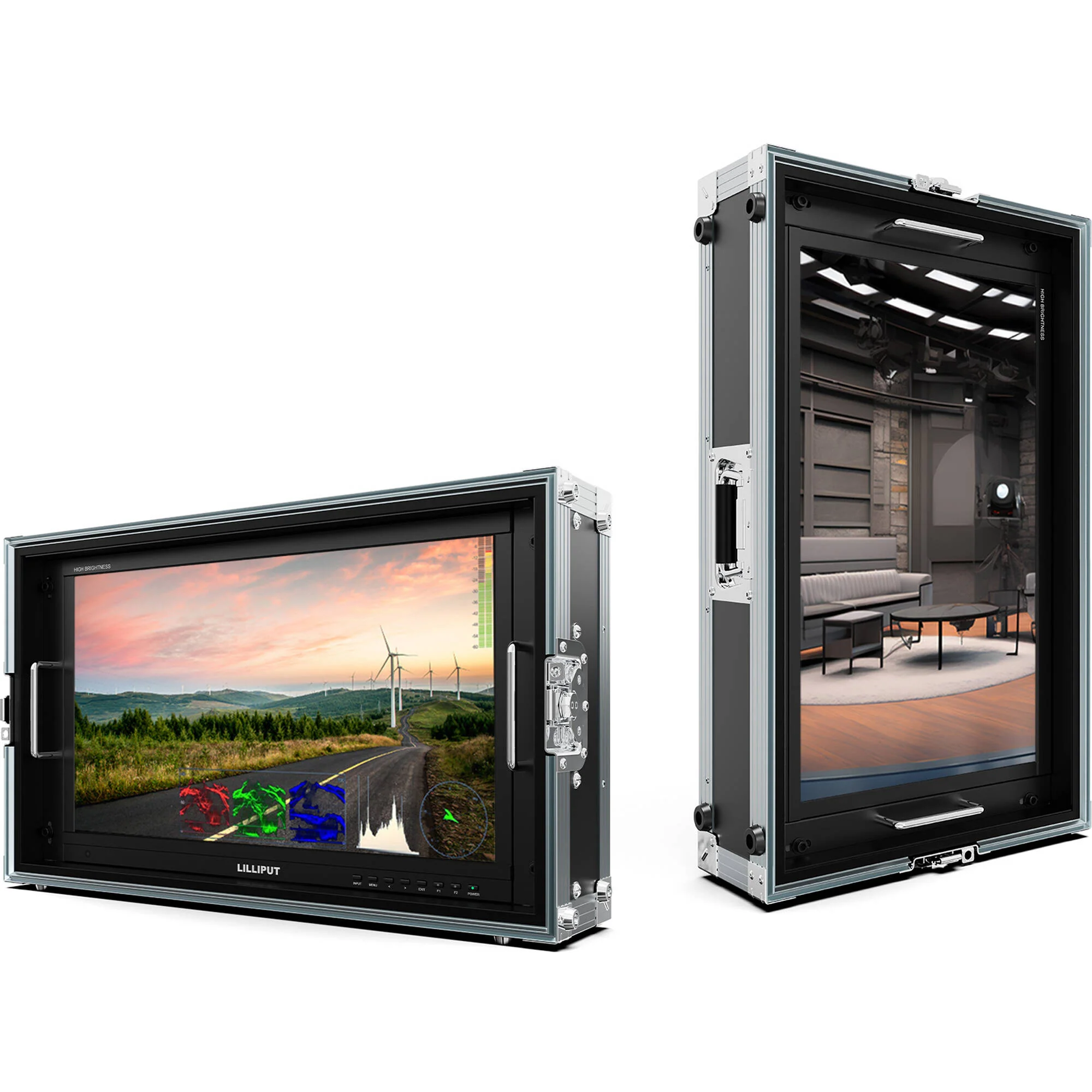 Lilliput PVM220S-H 21.5" High-Brightness Broadcast Monitor with Carry Case (V-Mount) - Image 5