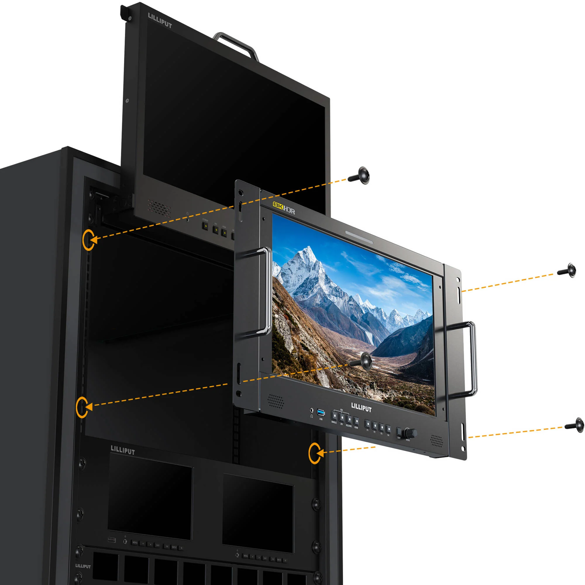 Lilliput Q15 15.6" 8K 12G-SDI Production Monitor with Carry Case (V-Mount) - Image 5