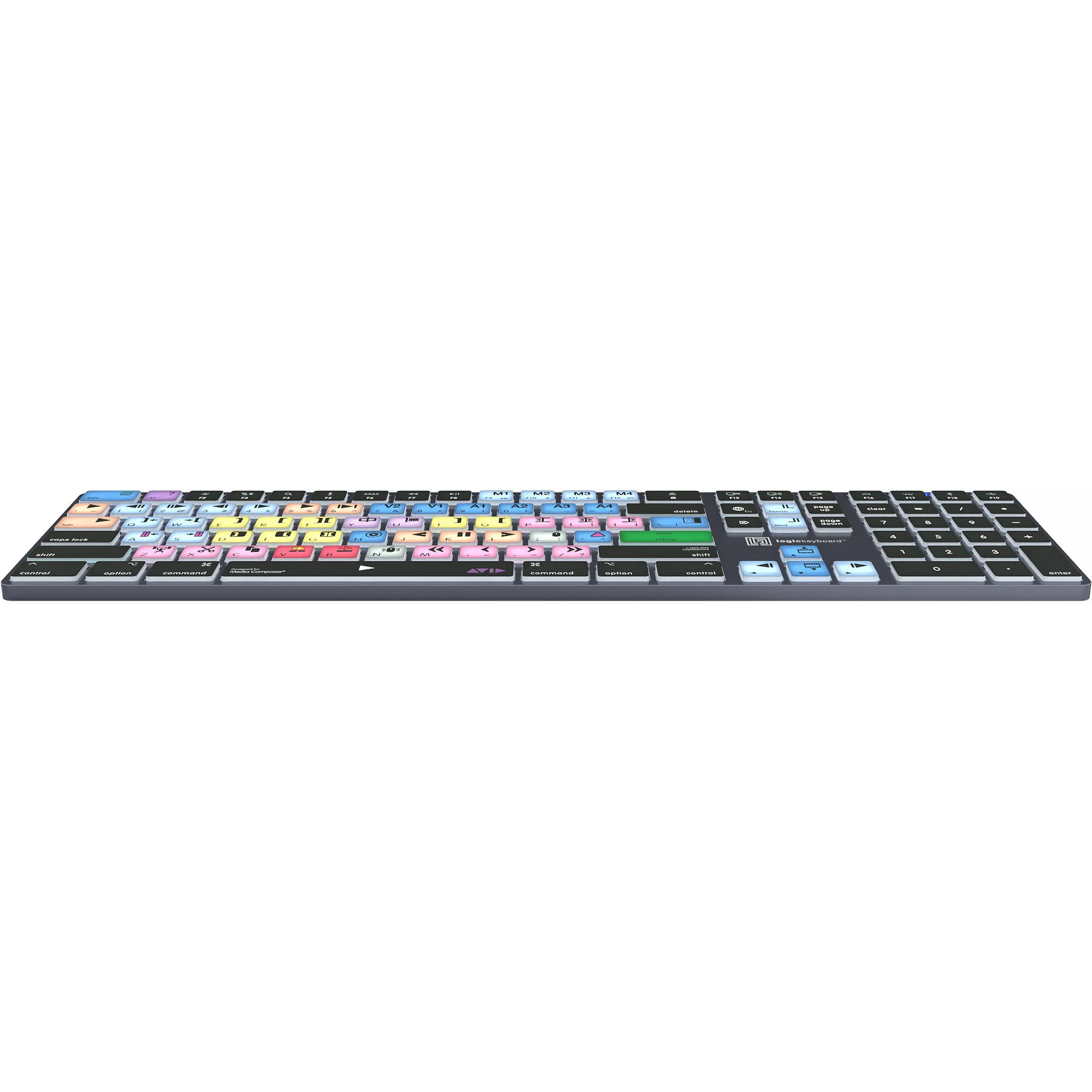 Logickeyboard TITAN Avid Media Composer Classic Wireless Keyboard for Mac - Image 5