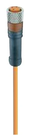 Lumberg Automation RKMV 4-07/2 M RKMV M Sensor Cable PVC M8 Receptacle Free End 4 Positions 2 m 6.6 ft