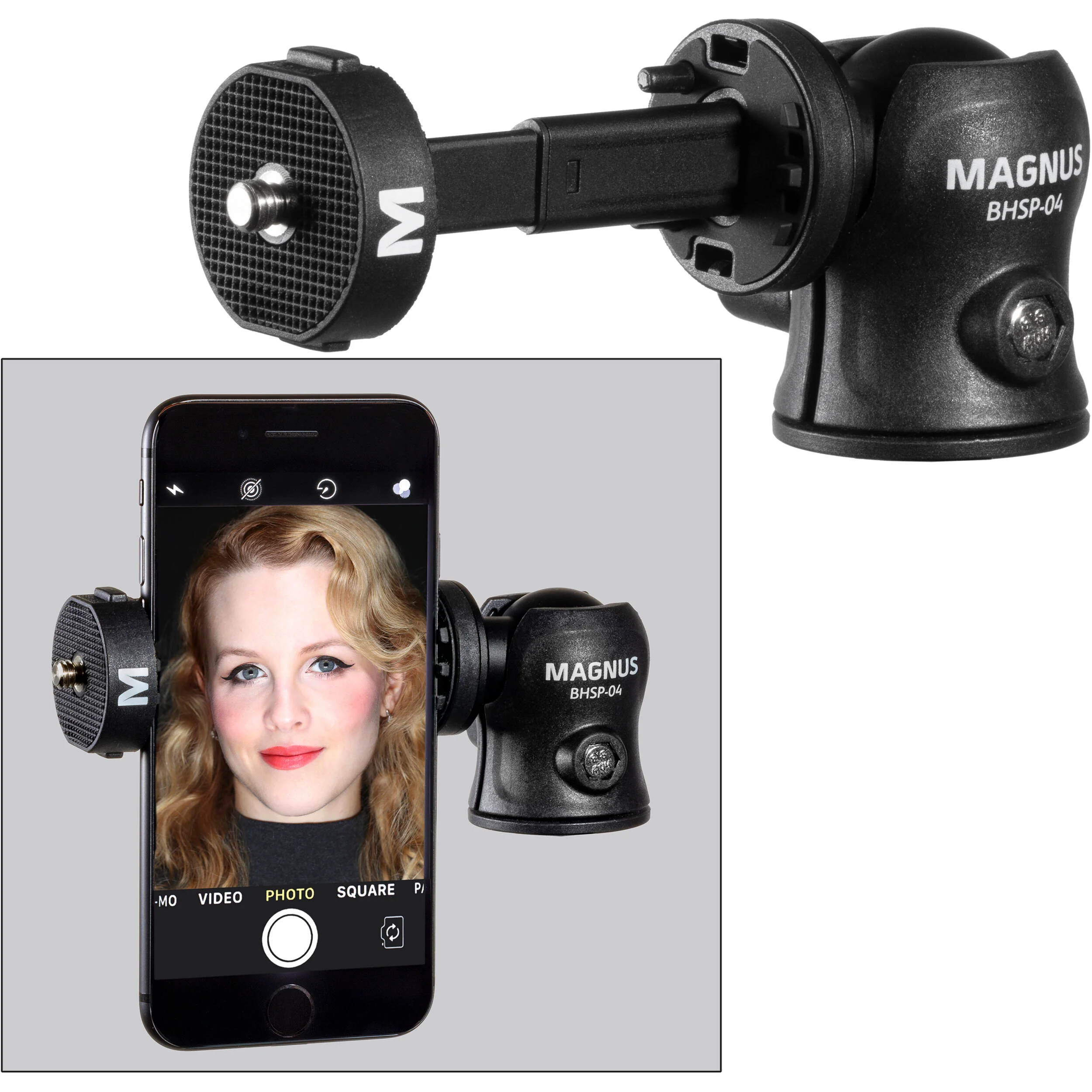 Magnus BHSP-04 Ball Head with Built-In Smartphone Adapter - Image 8