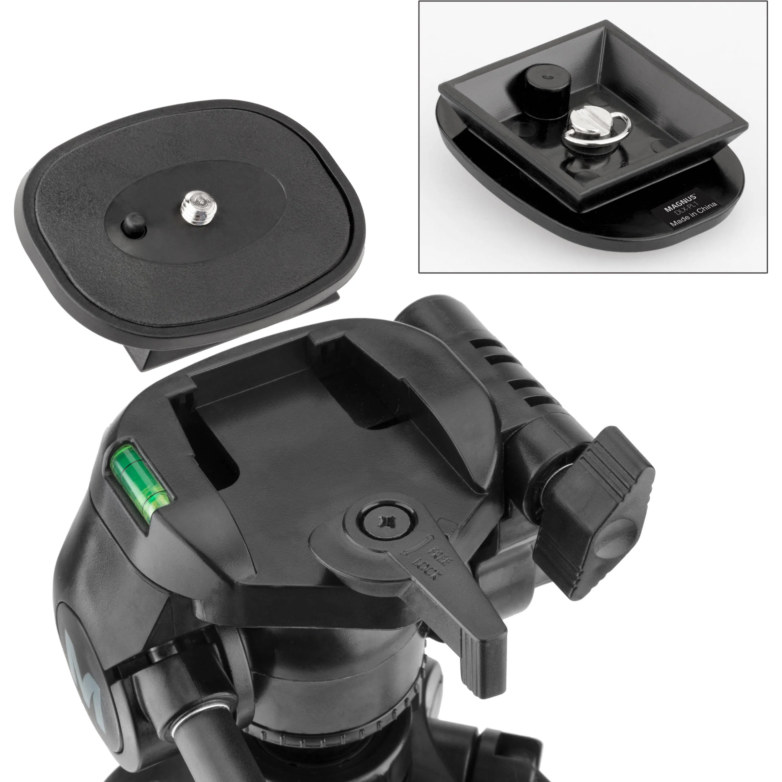 Magnus DLX-363M Photo/Video Tripod with Pan Head and Monopod - Image 7