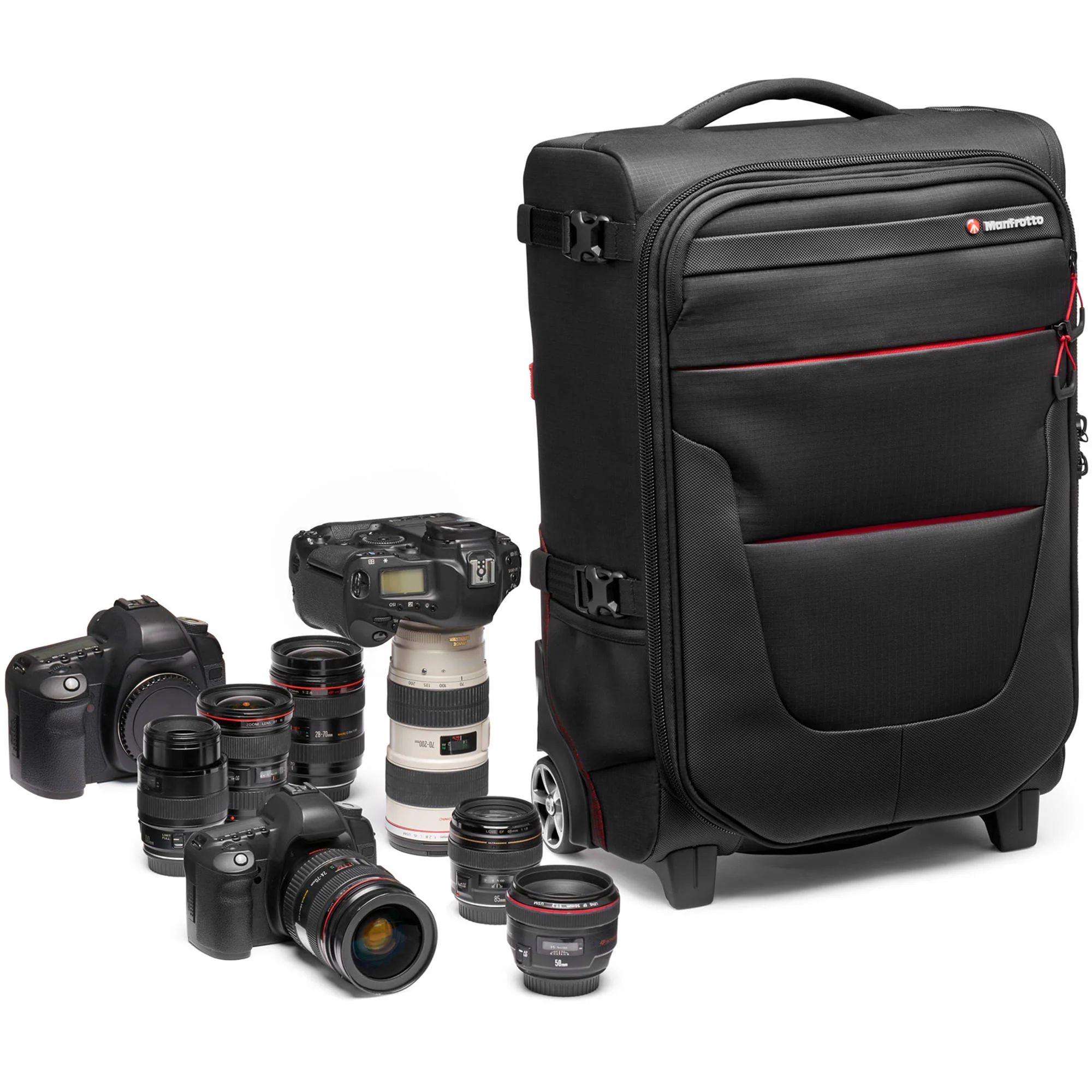 Manfrotto Pro Light Reloader Air-55 Carry-On Camera Roller Bag (Black) - Image 15