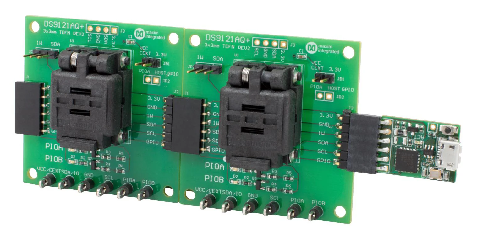 Maxim Integrated Products DS28E38EVKIT# Evaluation Kit DS28E38 Ecdsa Authenticator Deepcover Secure Chipdna PUF Protection