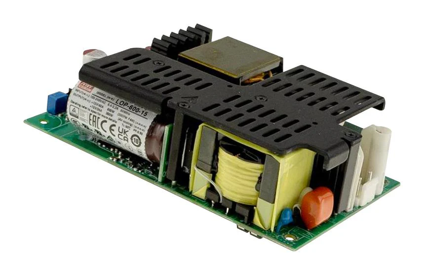 MEAN WELL LOP-600-15 AC/DC Open Frame Power Supply (PSU), ITE, Industrial, Household, Medical, 1 Output, 360 W