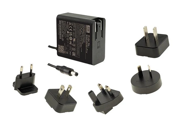 MEAN WELL NGE30I05-P1J AC/DC Power Supply, ITE, Industrial, Household, Medical, 1 Output, 20 W, 5 V, 4 A