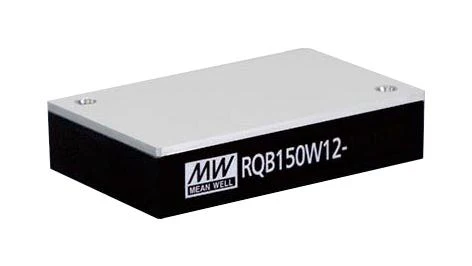 MEAN WELL RQB150W12-110S54 Isolated Through Hole DC/DC Converter, ITE, Industrial & Railway, Quarter Brick, 12:1, 150 W