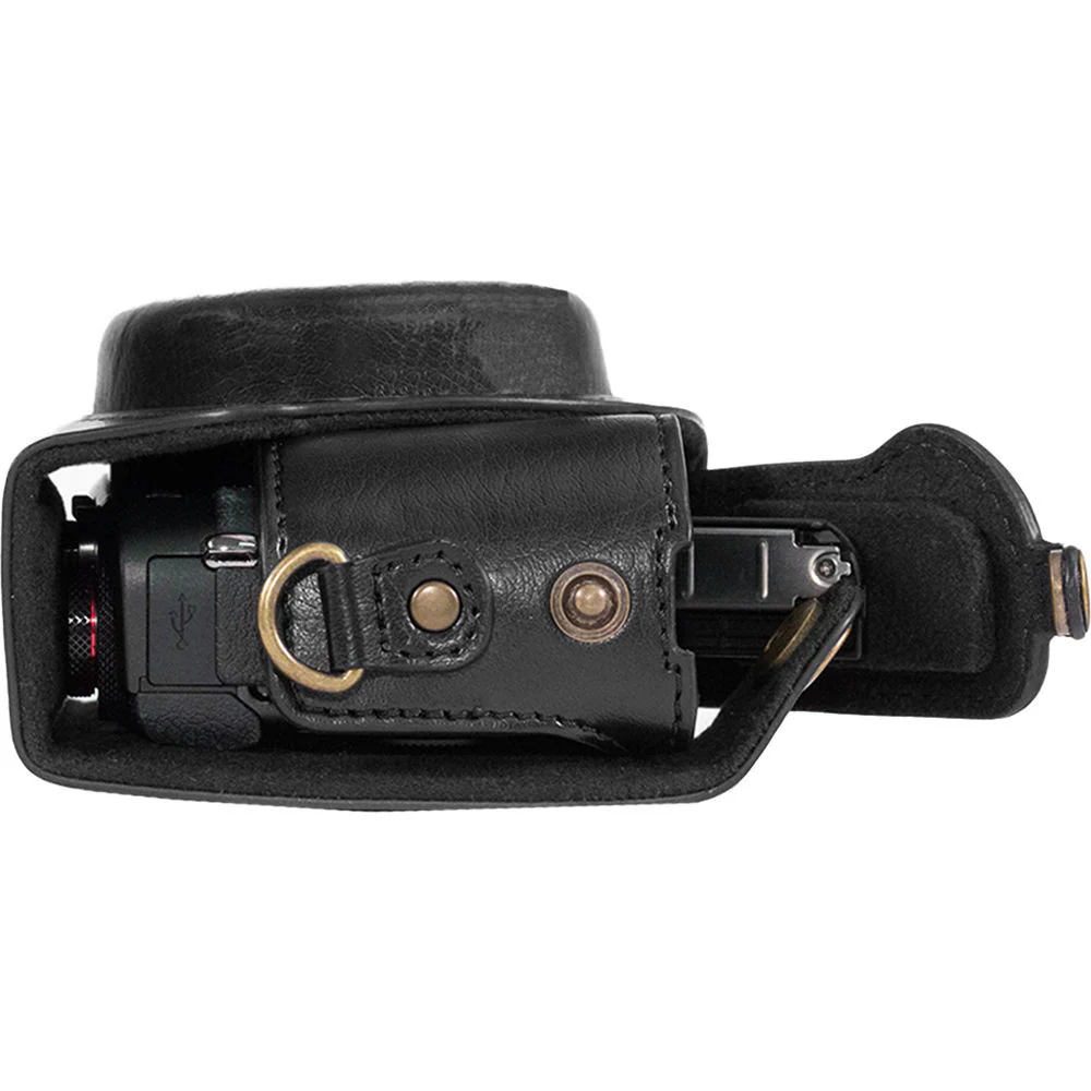 MegaGear Ever Ready Leather Camera Case for Canon PowerShot G7 X Mark II - Image 8