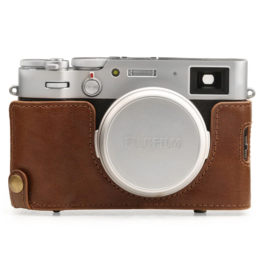 MegaGear Ever Ready Top Grain Leather Camera Case for FUJIFILM X100V (Brown) - Image 6