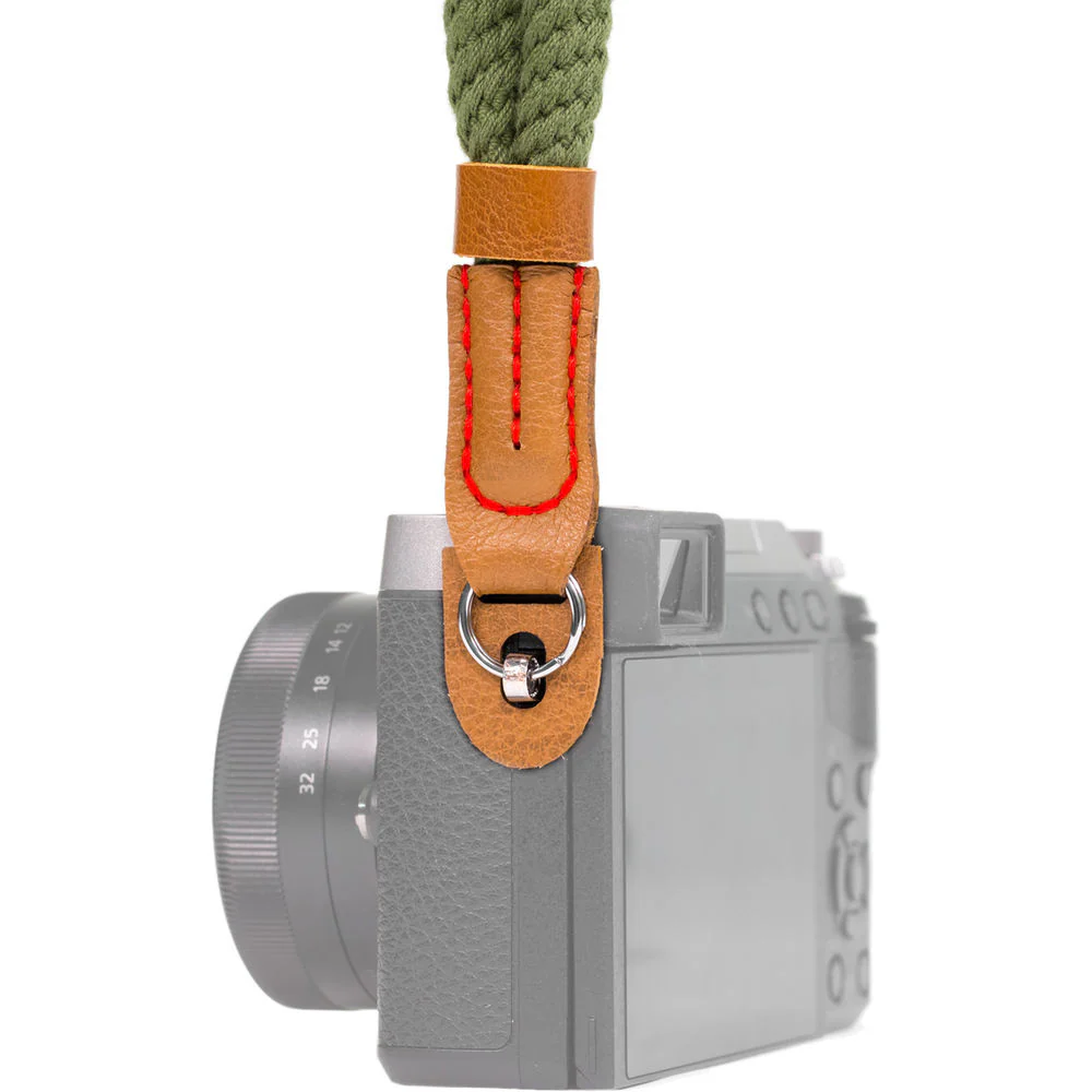 MegaGear Hand Wrist Cotton Security Strap for All Cameras (Small, Green) - Image 4