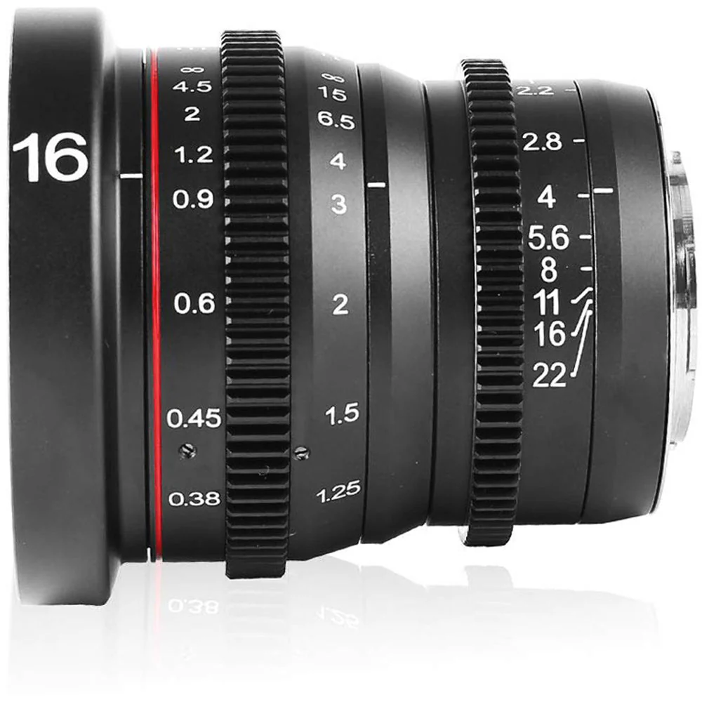 Meike 5-Lens Cinema Prime Lens Set with Hard-Shell Case (MFT Mount) - Image 12