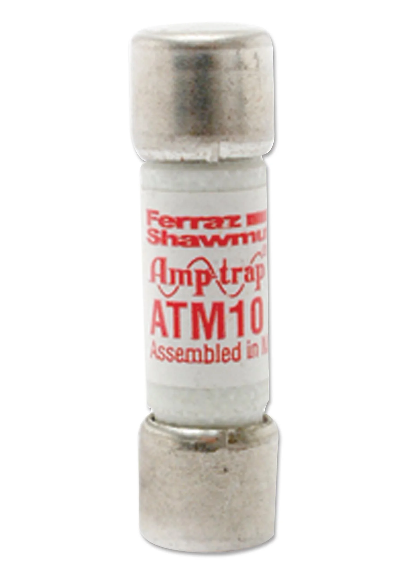 MERSEN / FERRAZ SHAWMUT ATM1 Fuse, Cartridge, Fast Acting, 1 A, 600 V, 10.3mm x 38.1mm, 13/32" x 1-1/2", AMP-TRAP