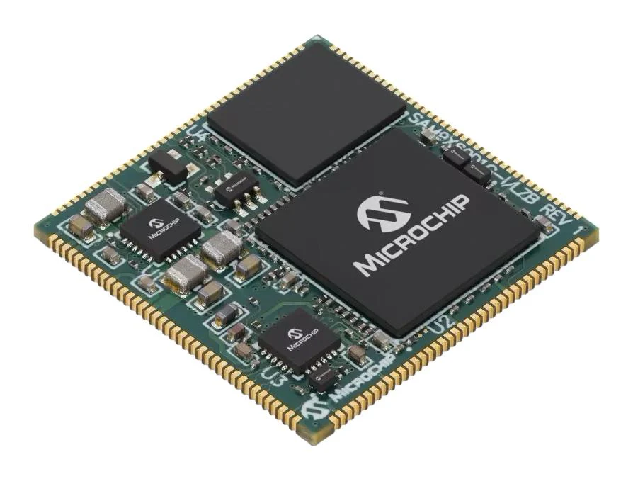 MICROCHIP SAM9X60D1G-I/LZB Microprocessor, 600 MHz, SAM9 Family, 1 Core, -40 °C to 85 °C, Module-152