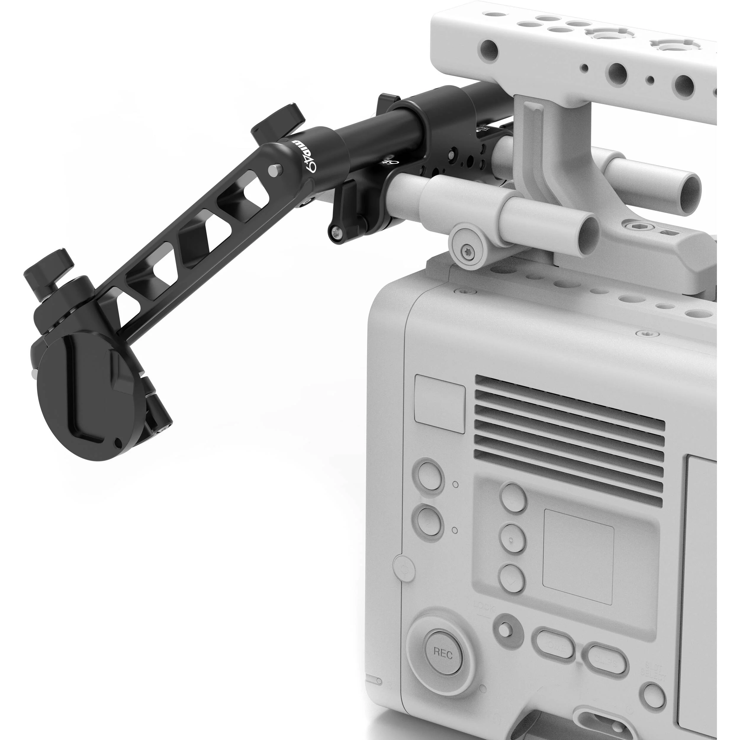 MID49 TWIST Mount EVF Kit with Sideways Rod Bracket for Sony VENICE Viewfinder Wedge - Image 5