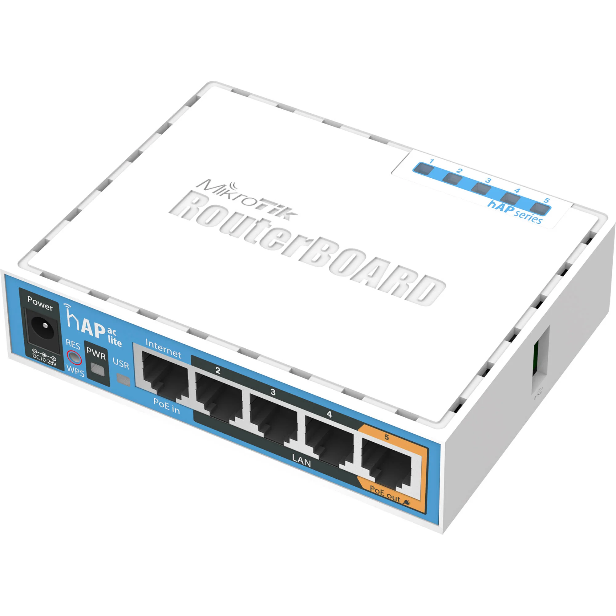 MikroTik 2.4/5GHz Hap Ac Lite 802.11Ac 2X2 Us