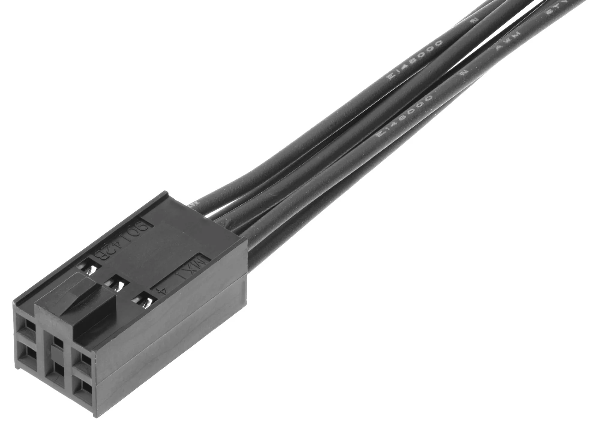 Molex 219659-1062 Cable Assembly C-Grid III Receptacle to Free End 6 Ways 2.54 mm 2 Row 150 5.9 " - Image 3