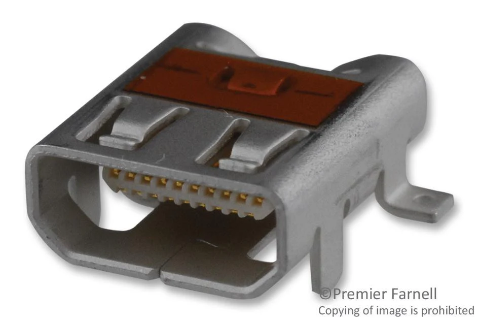 MOLEX 46765-2001 CONNECTOR, HDMI, RECEPTACLE, 19 POSITION
