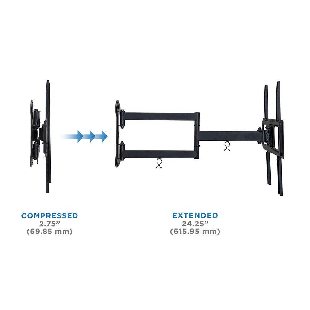 Mount-It! Full-Motion Wall Mount for 32 to 55" Displays - Image 5