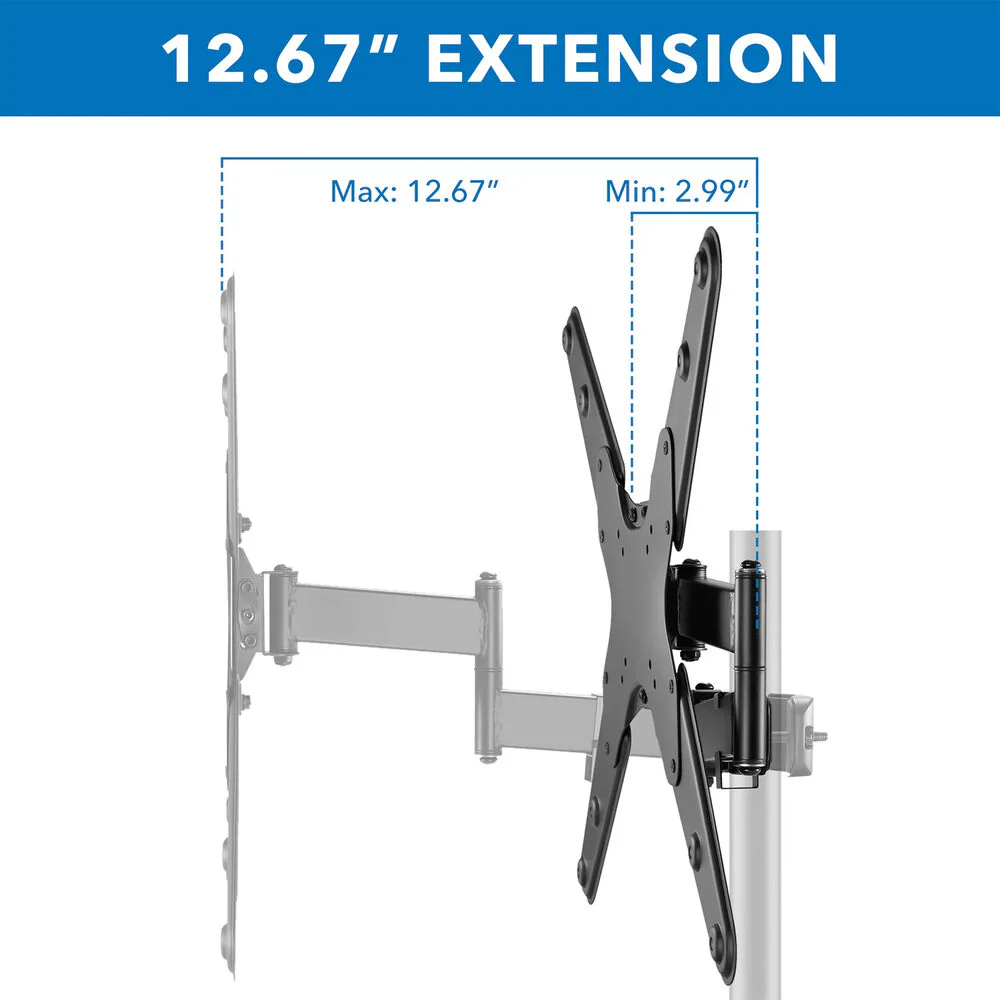 Mount-It! MI-391XL Full-Motion TV Pole Mount for 32 to 55" Displays - Image 6