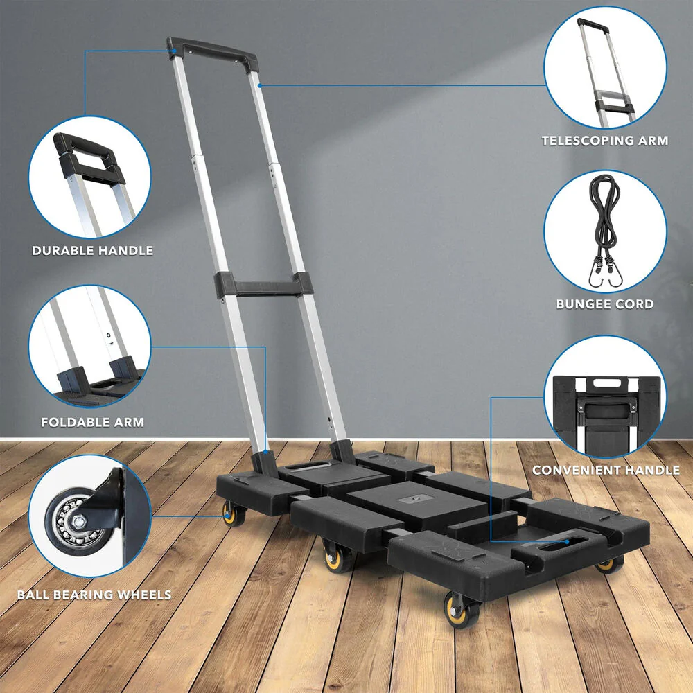 Mount-It! MI-954 Folding Hand Truck Dolly - Image 3