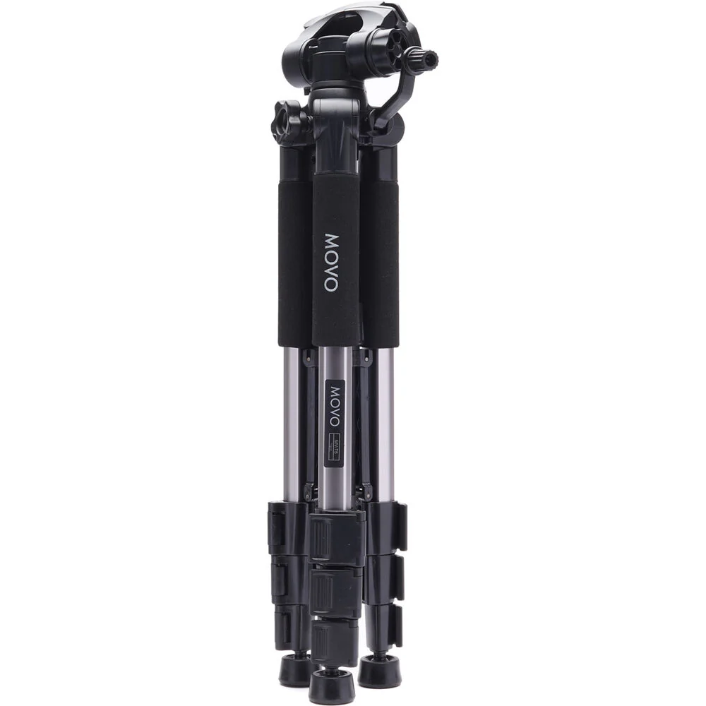 Movo Photo MV-T5 Full-Size Aluminum Tripod with Video Pan Head - Image 5