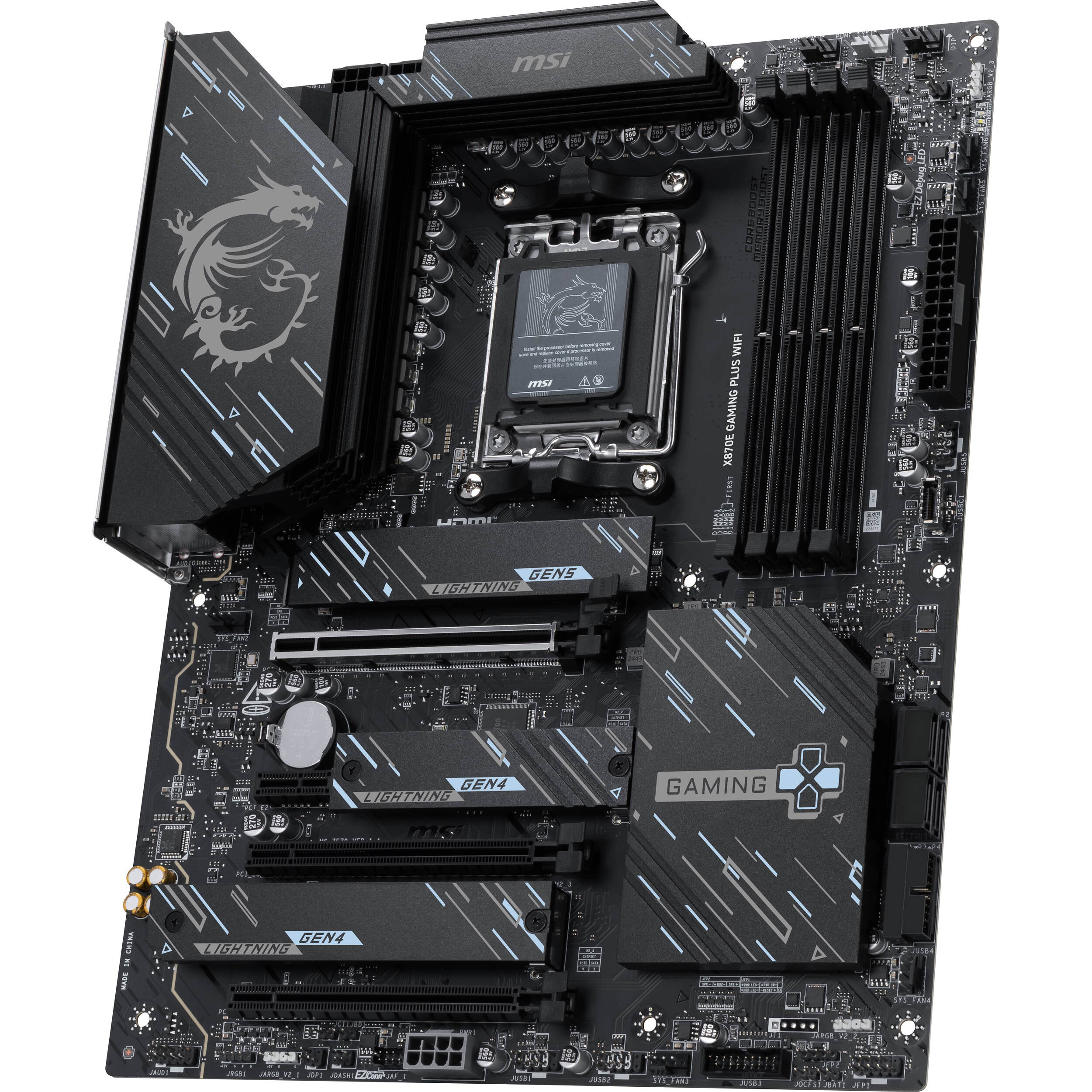 MSI X870E GAMING PLUS WIFI AM5 ATX Motherboard - Image 3