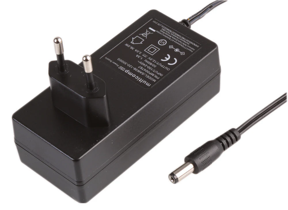 Multicomp PRO MP004767 AC/DC Power Supply Level VI 1 Output 36 W 12 V 3 A