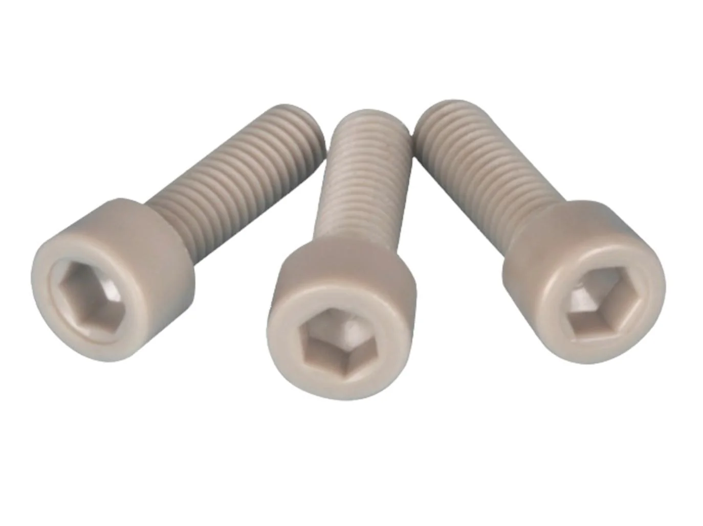 MULTICOMP PRO MP014160 Screw, Hex Socket, Cap Head, M6, PEEK (Polyether Ether Ketone), 20 mm Length