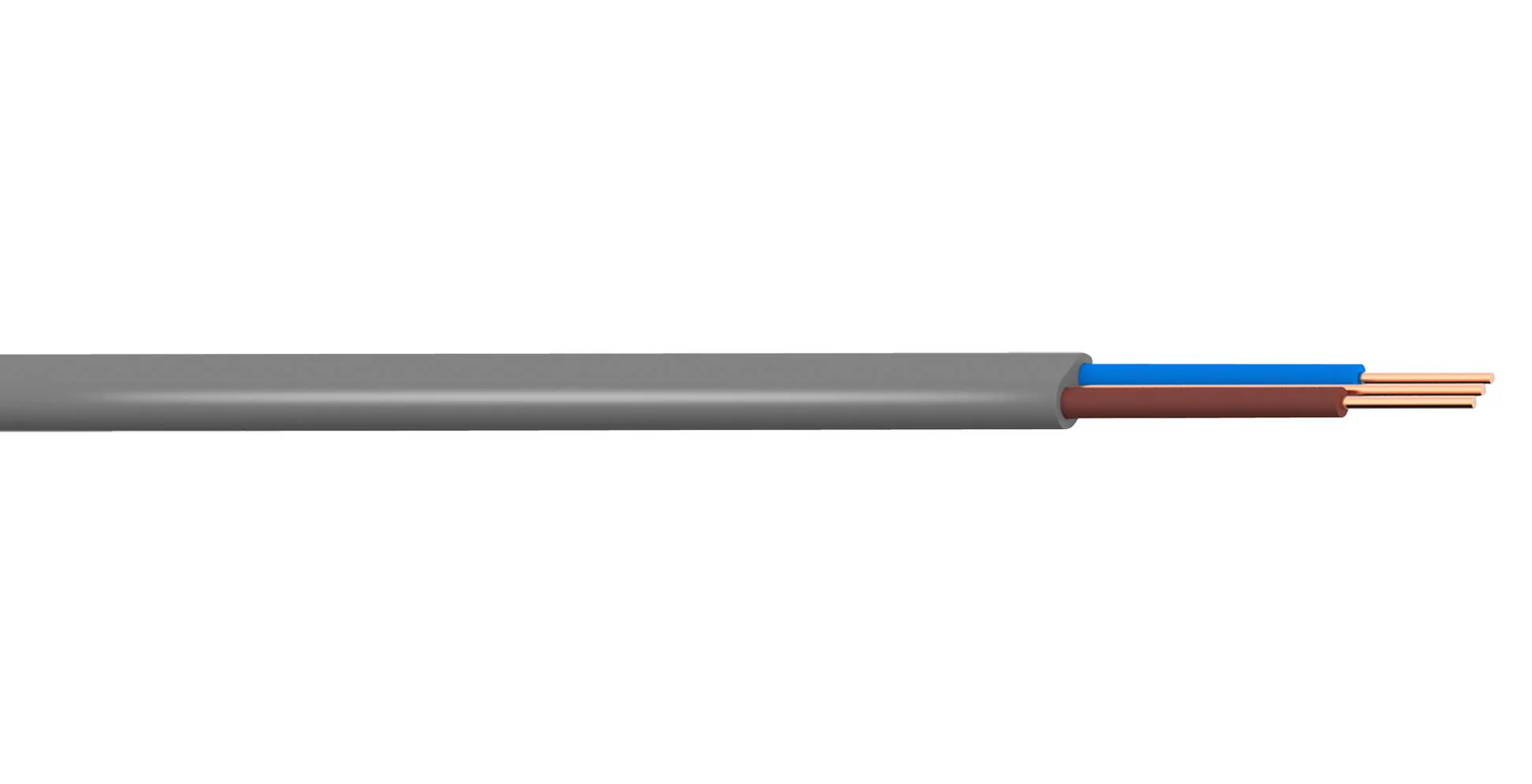 Multicomp PRO PP002166 PP002166 Multicore Cable 6242Y Per Metre Unscreened 2 Core 4 mm²