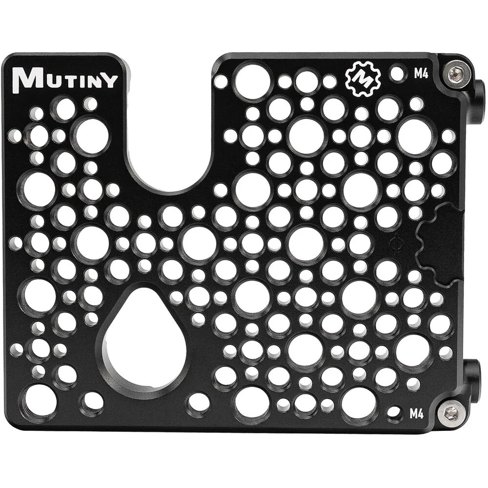 MUTINY Full AC-Side Cheese Plate for RED KOMODO-X (Black)