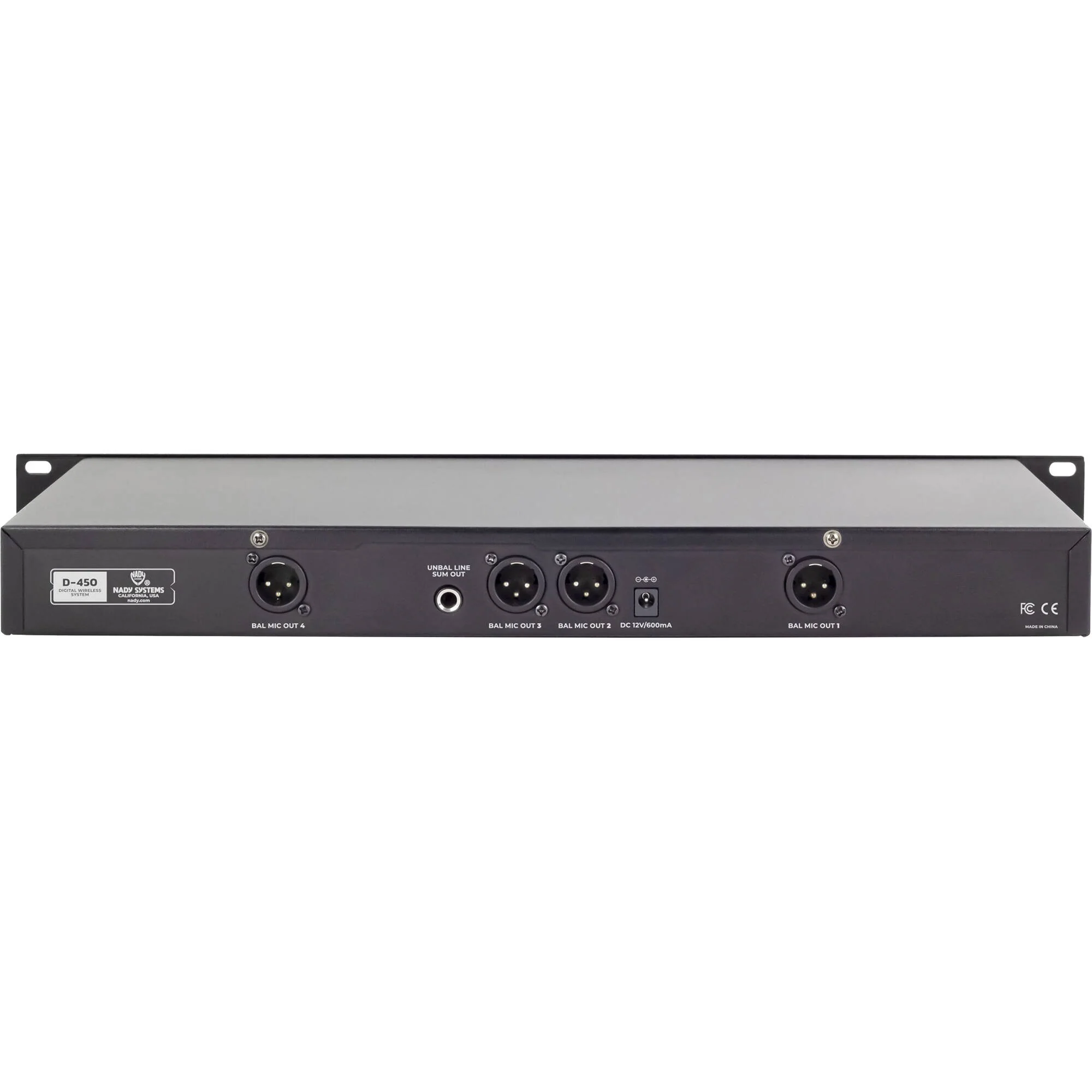 Nady D-450-LT-HM10 Four-Person Digital Wireless System with Black Lavalier & Black Headset Mics (515 to 598 MHz) - Image 3