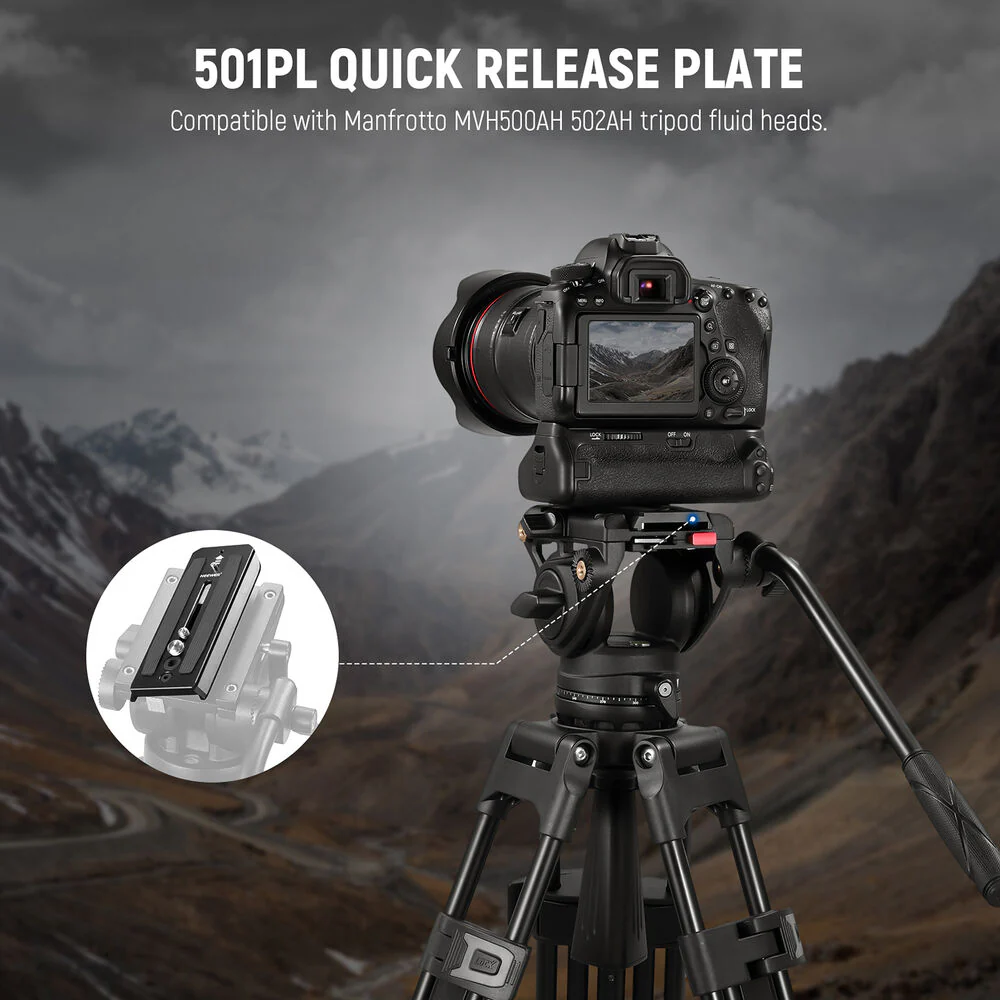 Neewer 501/504PL Manfrotto-Type Quick Release Plate (2-Pack) - Image 6