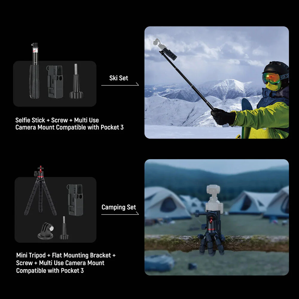 Neewer GP-52 Multifunctional Accessory Kit for DJI Osmo Pocket 3 - Image 3