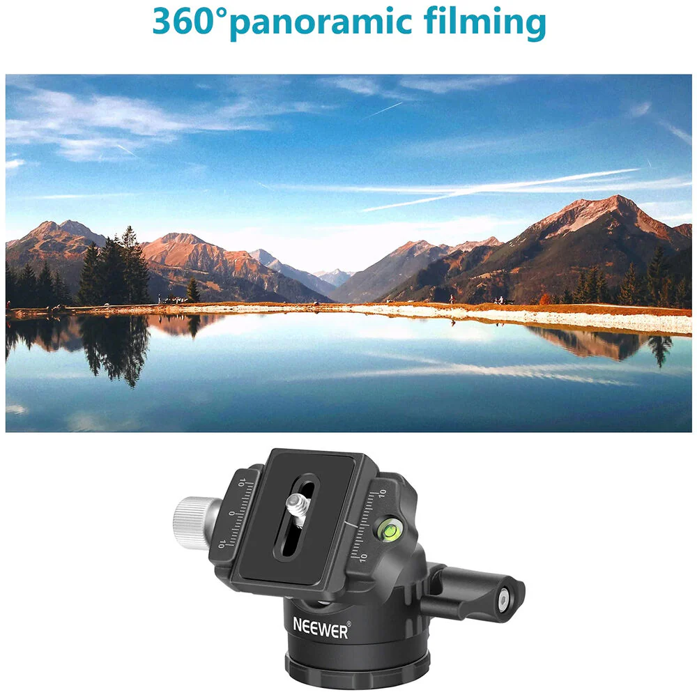 Neewer LO28 Low-Profile Tripod Ball Head - Image 5